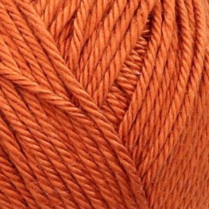 Close-up Yarn & Colors musthave katoengaren in de kleur Autumn. Nummer 129. Donker oranje