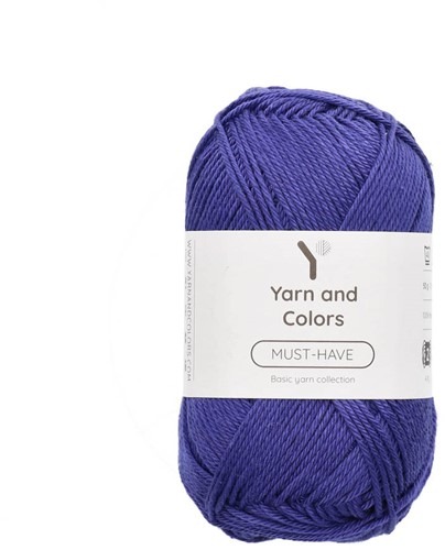 Bolletje katoengaren, 50gr in de kleur cosmic van het merk Yarn & Colors musthave.