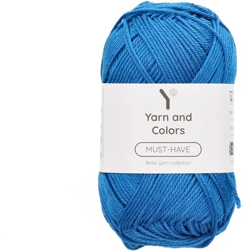 50 gram katoengaren van het merk Yarn & Colors in de kleur lapis. 136