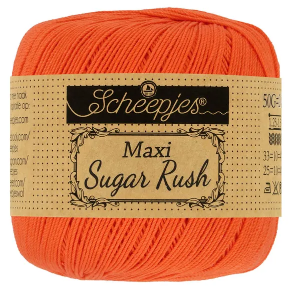 Scheepjes Maxi Sugar Rush #189 Royal Orange